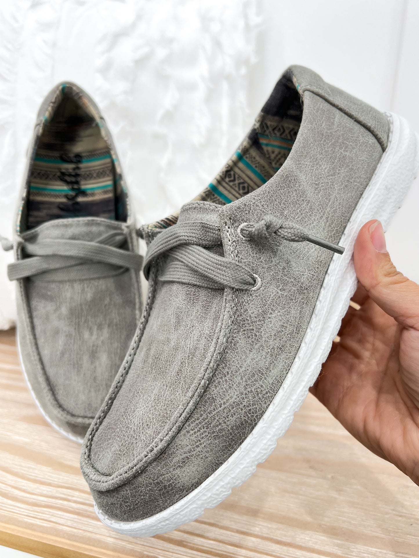 Very G Candice Sneaker - Grey - Final Sale