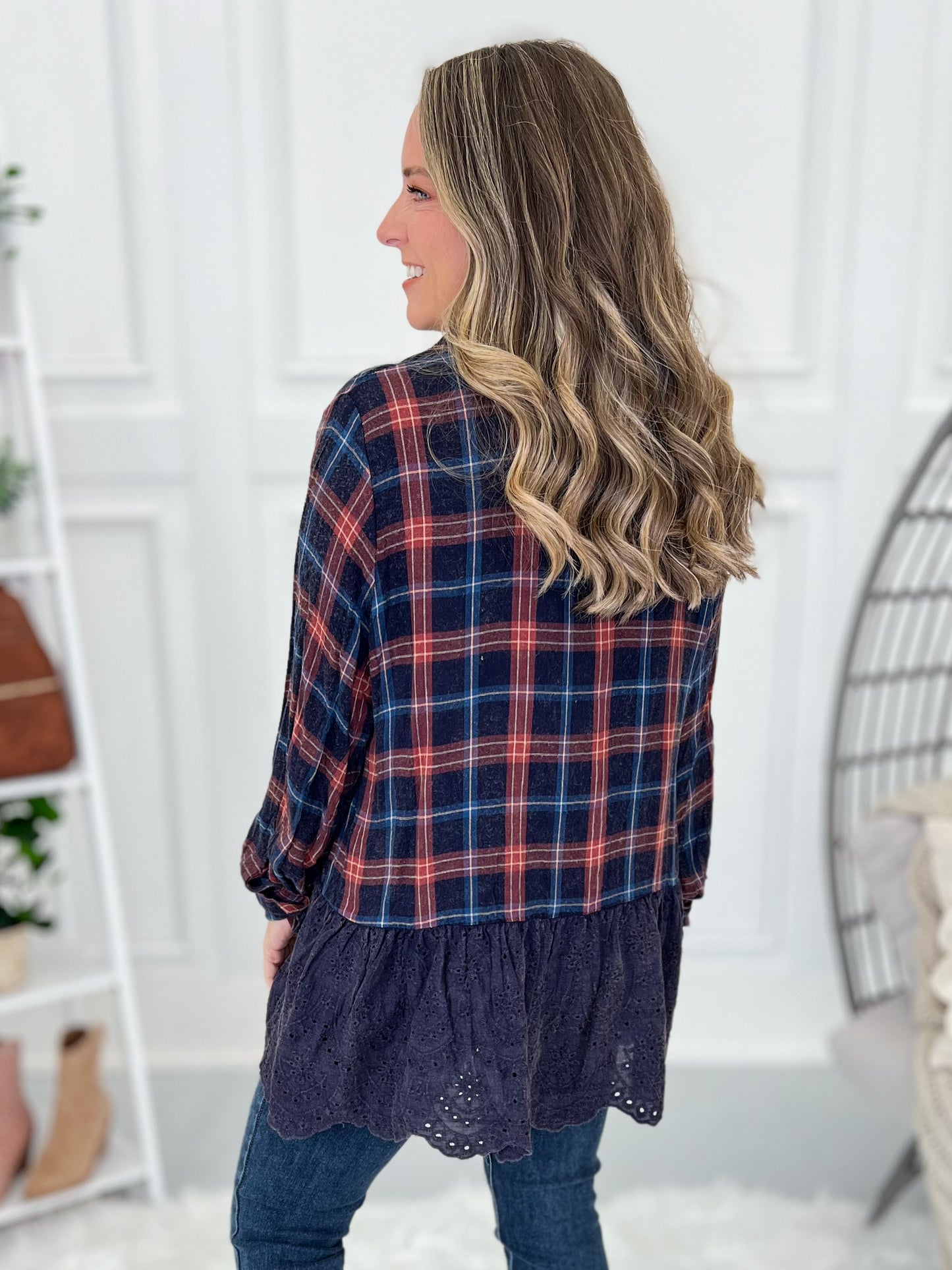 Gladly Plaid Button Up