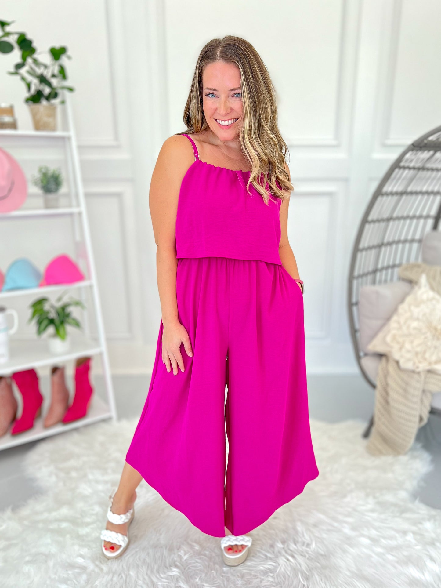 Just In The Knick Of Time Jumpsuit - Final Sale - Final Sale