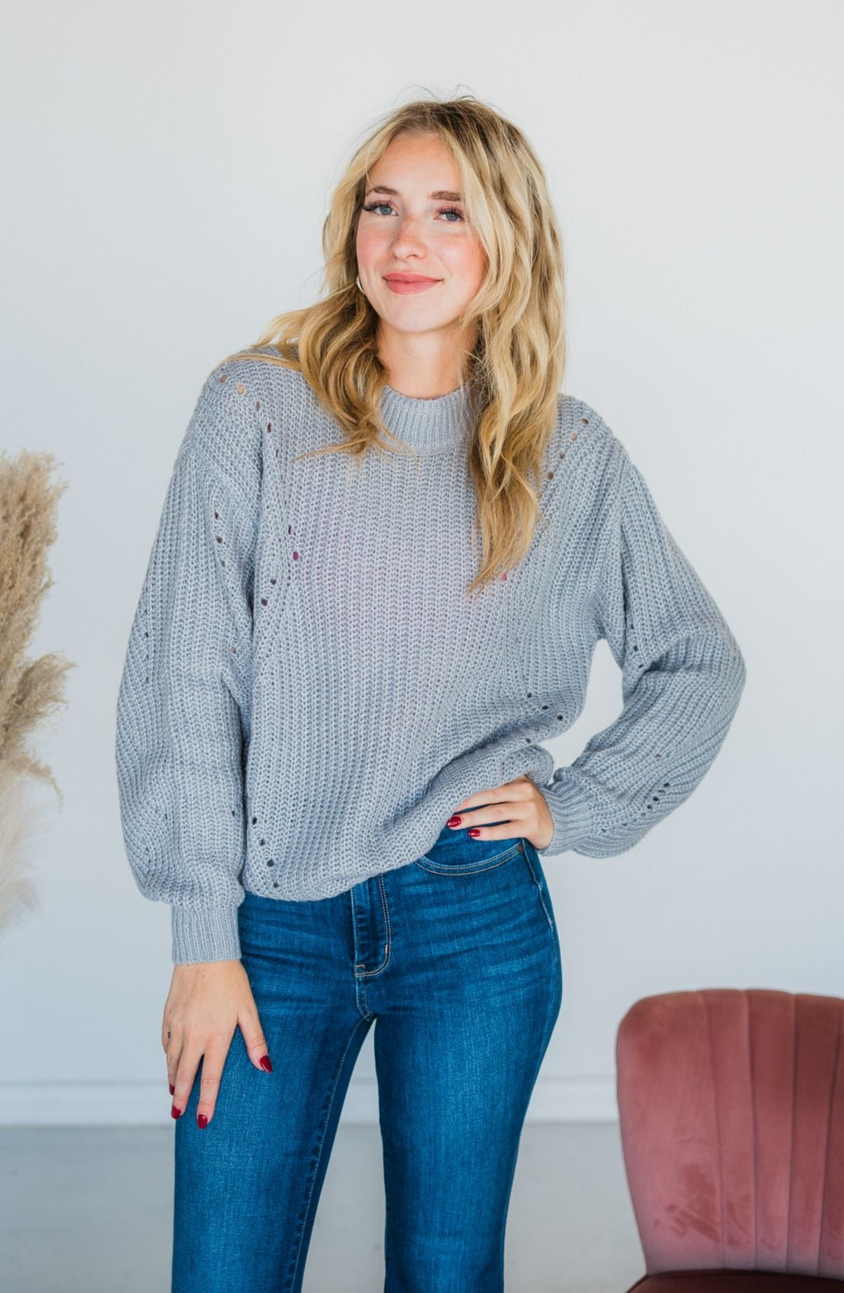 Grey Days Go Away Sweater