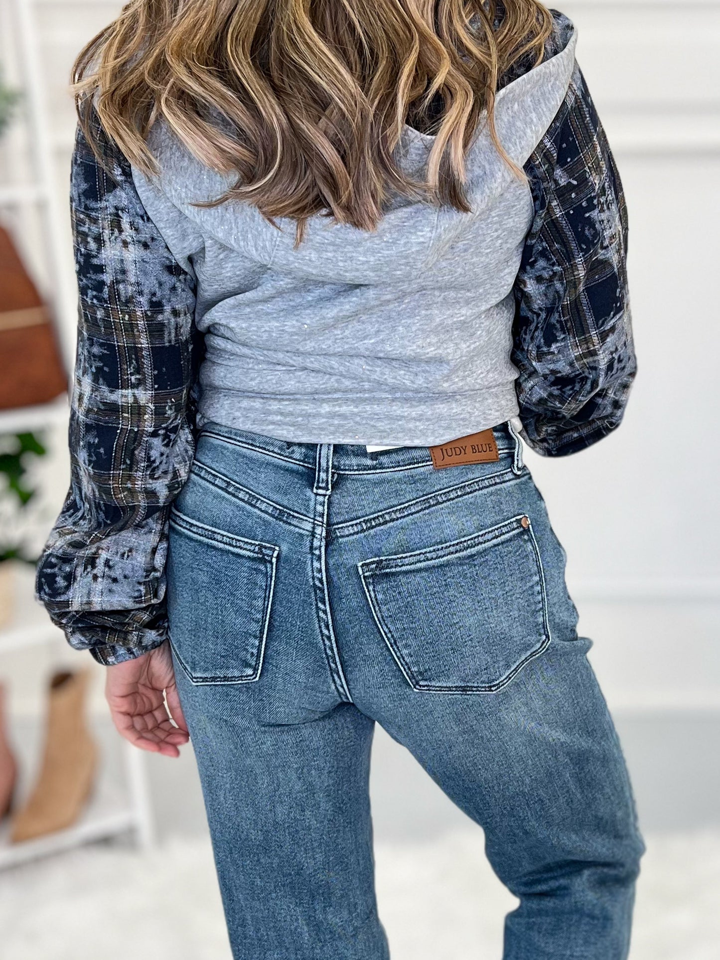 Lazy Daze - Judy Blue Distressed Dad Jeans