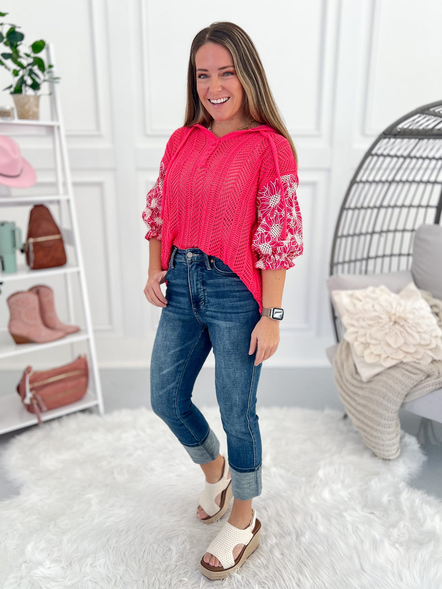 Rise & Shine - Judy Blue Tummy Control Capri - Final Sale