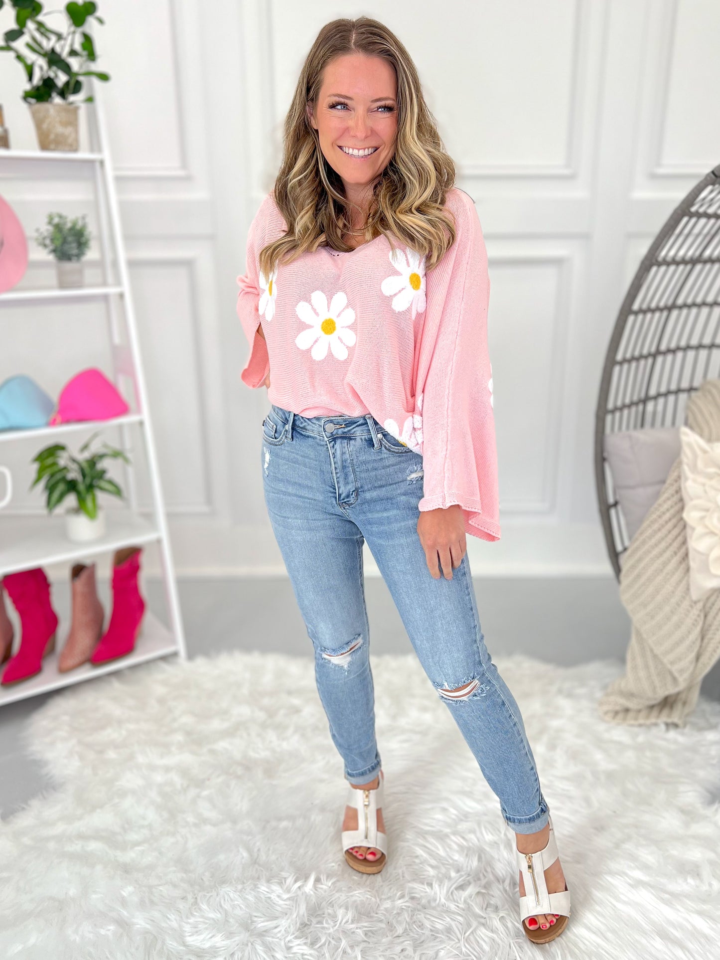Judy Blue Tummy Control Destroyed Skinny Jean - Final Sale