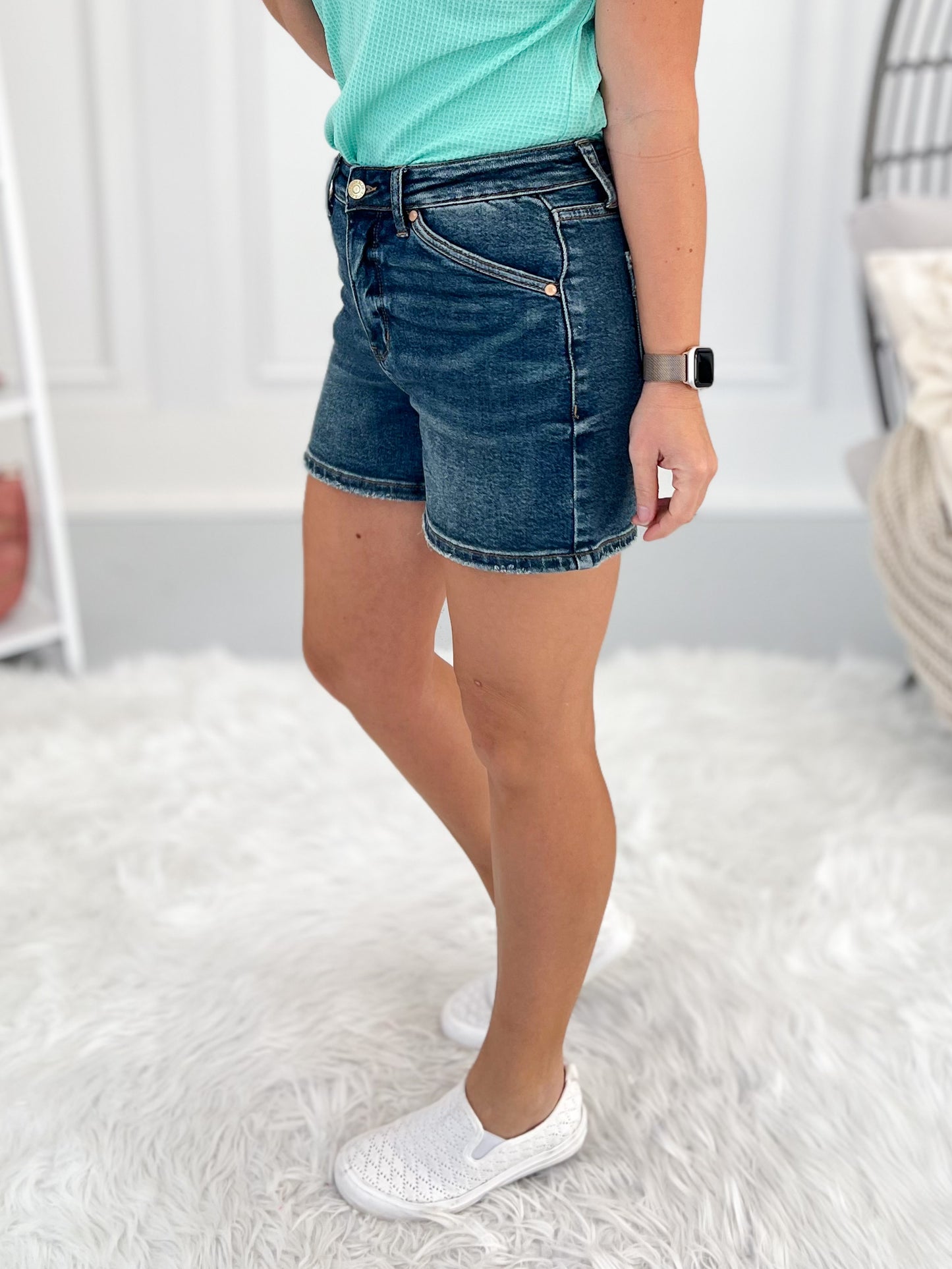 Bum Believable - Judy Blue Shield Pocket Shorts - Final Sale