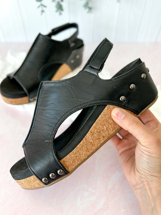 Corky's Volta Wedge - Black Smooth