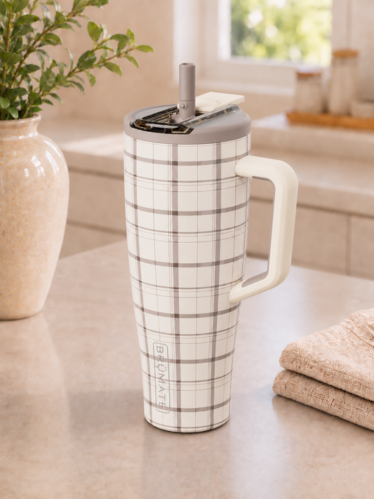 40oz Brumate Era Flip Mug - Oxford Plaid