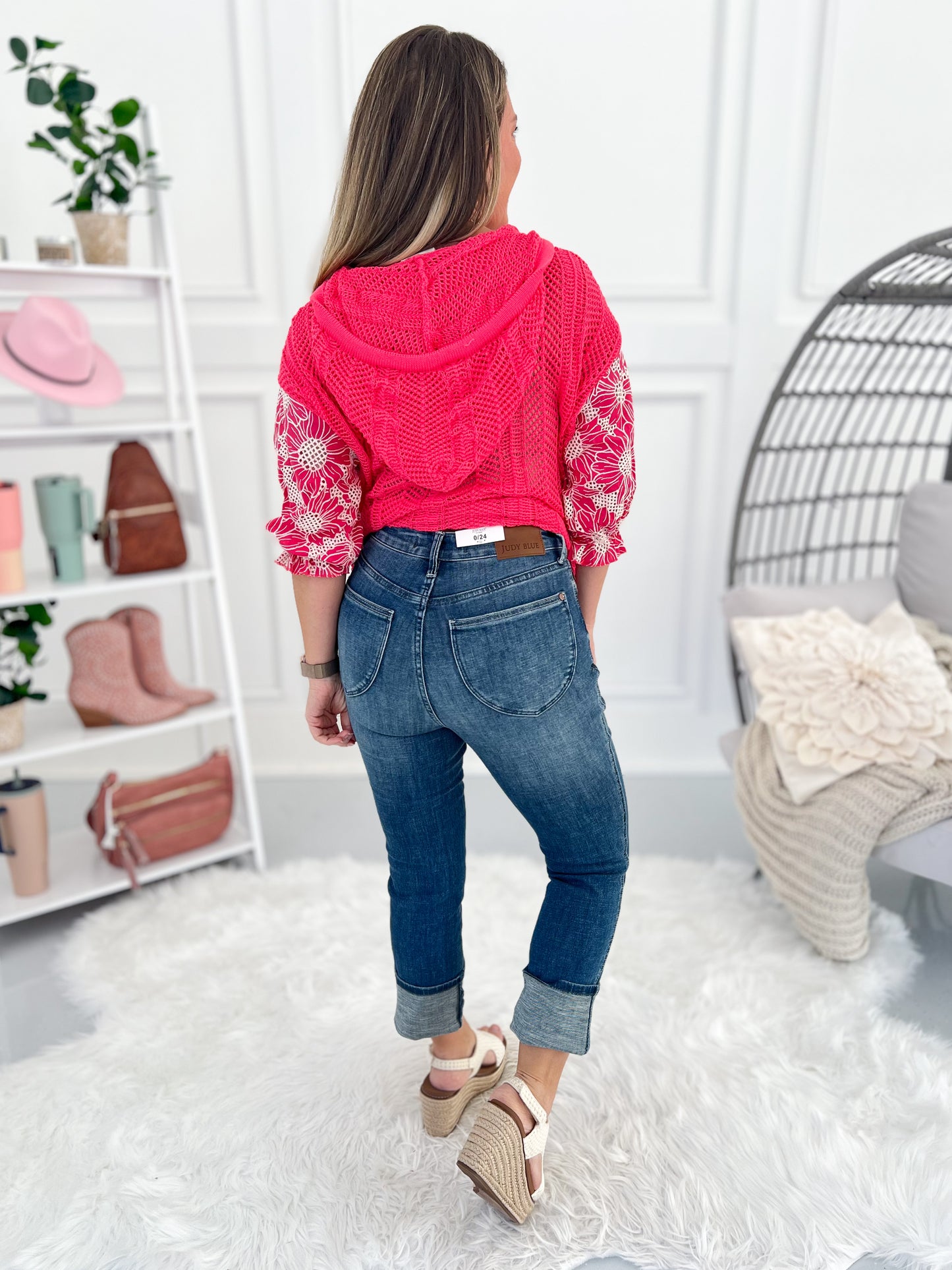 Rise & Shine - Judy Blue Tummy Control Capri - Final Sale