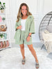 Seas Of Green Matching Shorts Set - Final Sale