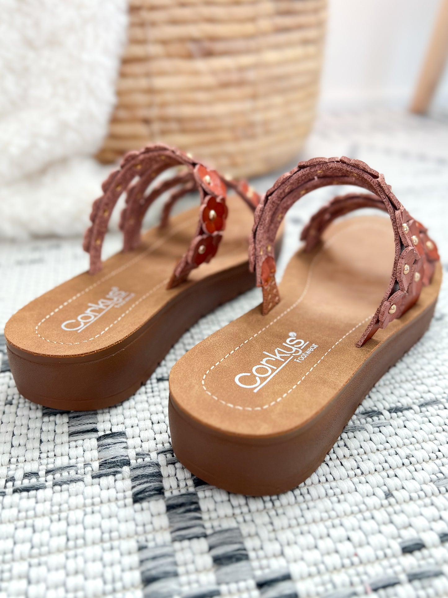 Corky's Garden Party Sandal - Cognac
