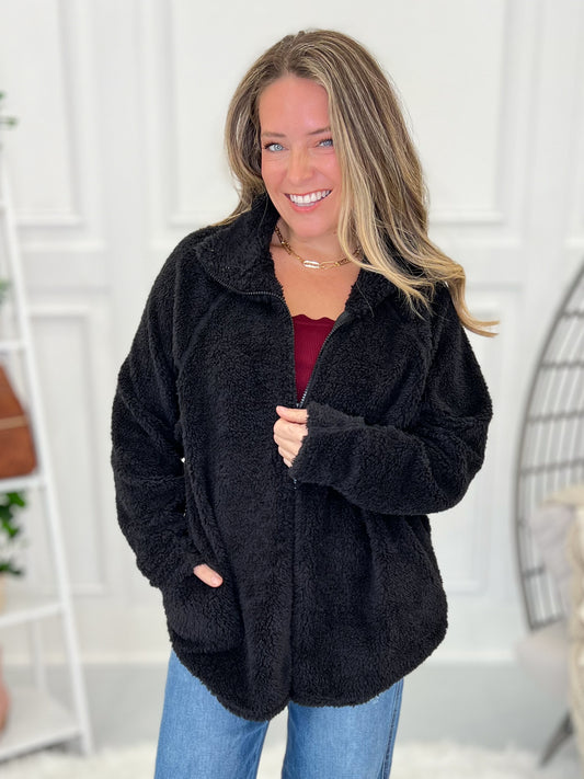 Fuzz For Days Zip Up Top