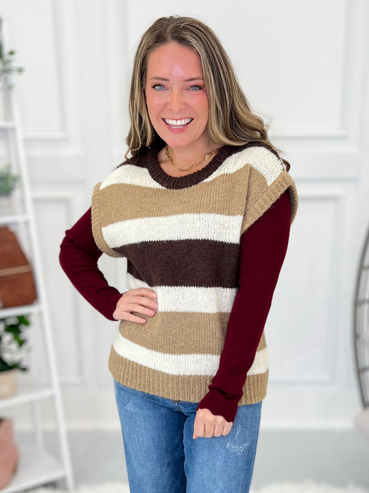 Glass Half Full Sweater Vest - Final Sale