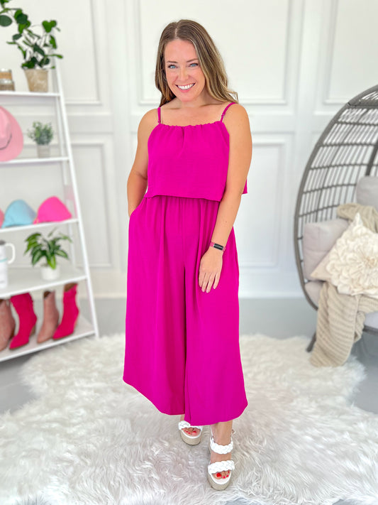 Just In The Knick Of Time Jumpsuit  -  Final Sale - Final Sale