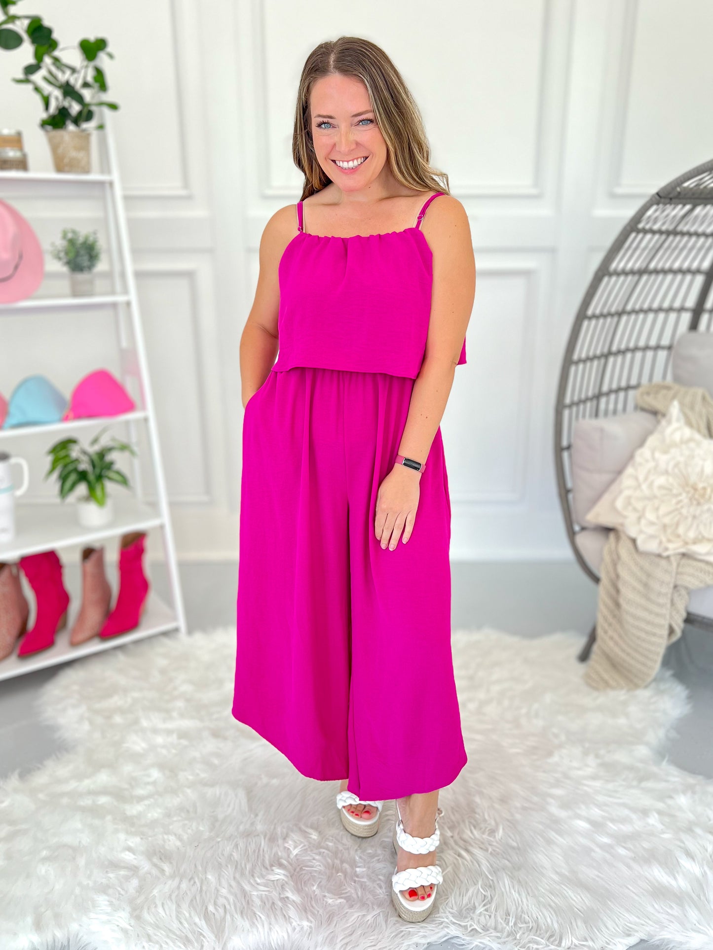 Just In The Knick Of Time Jumpsuit - Final Sale - Final Sale