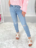 Judy Blue Tummy Control Destroyed Skinny Jean - Final Sale