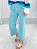 Coastal Blues - Judy Blue Cropped Wide Leg Jean - Final Sale