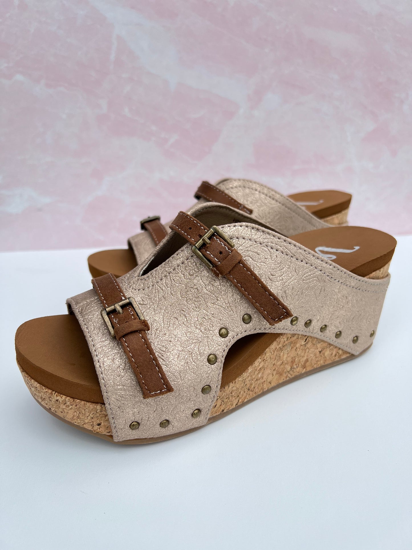 Very G Bellevue Wedge - Nude