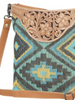 Blue Spring Hand Tooled Bag - Final Sale