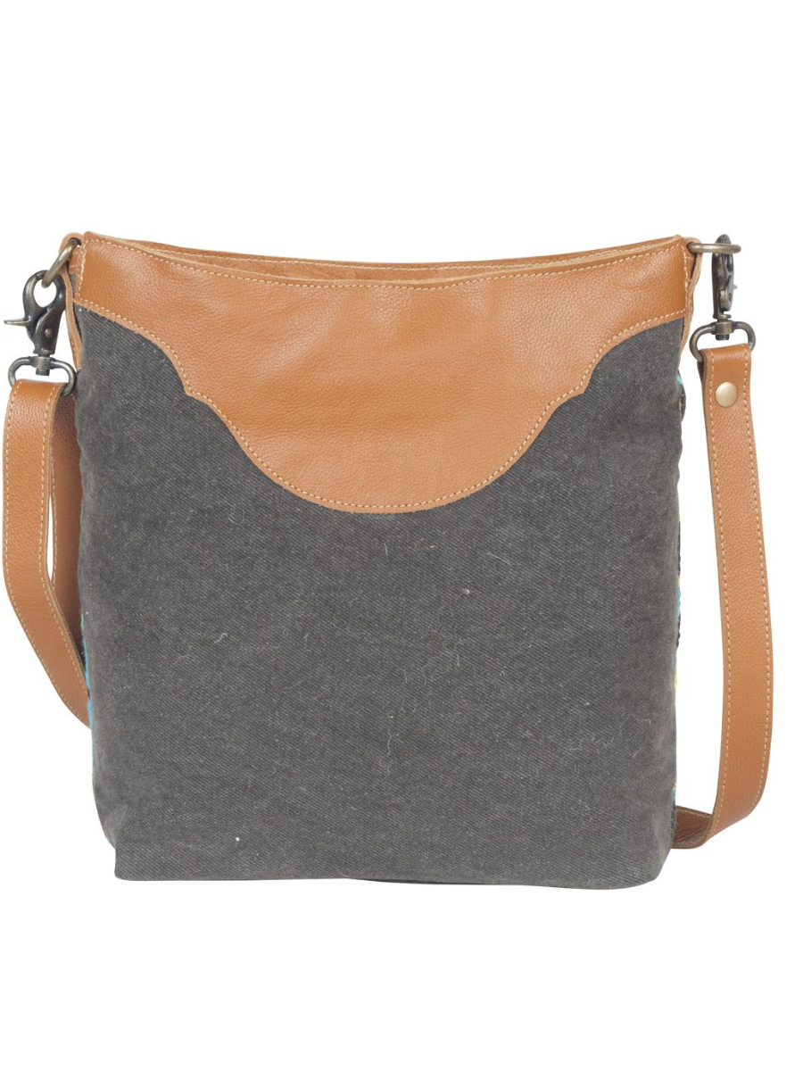 Blue Spring Hand Tooled Bag - Final Sale