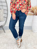 Shake It Off - Judy Blue Pull On Double Cuff Slim Jeans