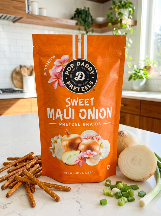 7.5oz Pop Daddy Pretzels - Sweet Maui Onion