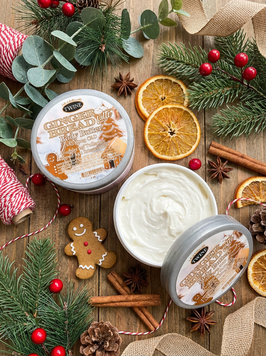 500mg Body Butter - Gingerbread Latte