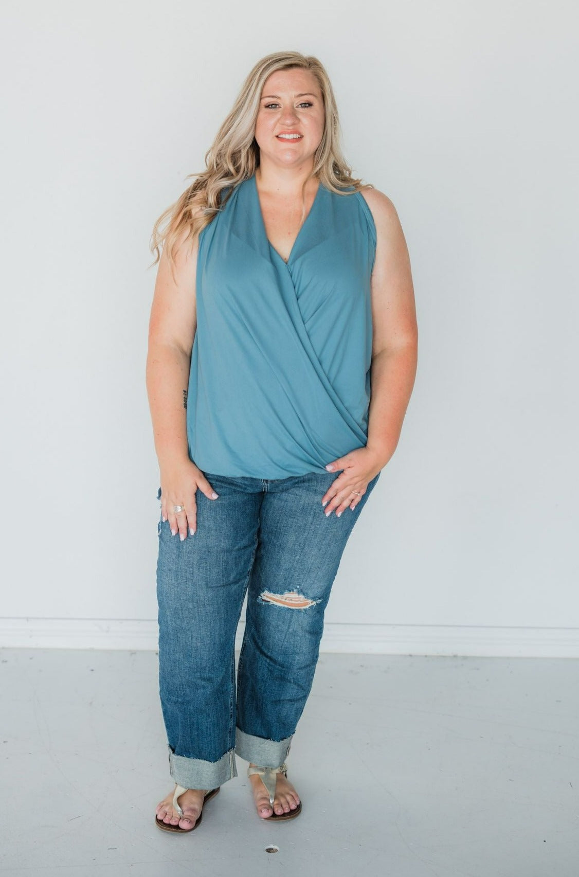Always Love - Judy Blue Cuffed Dad Jean