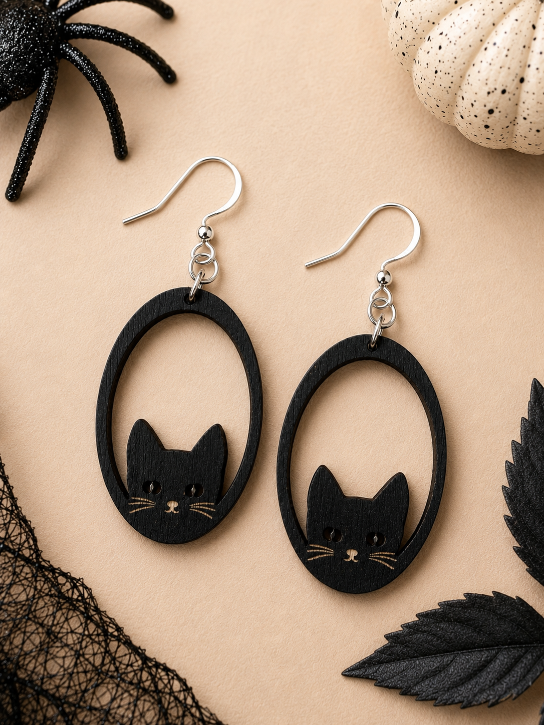 Sneaky Cat Earrings