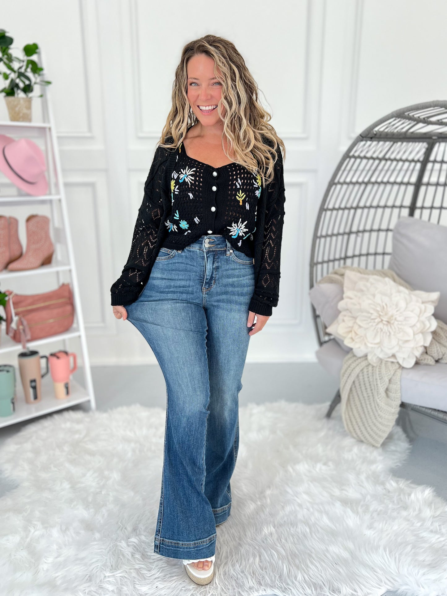 Disco Dream - Judy Blue Trouser Flare Jean