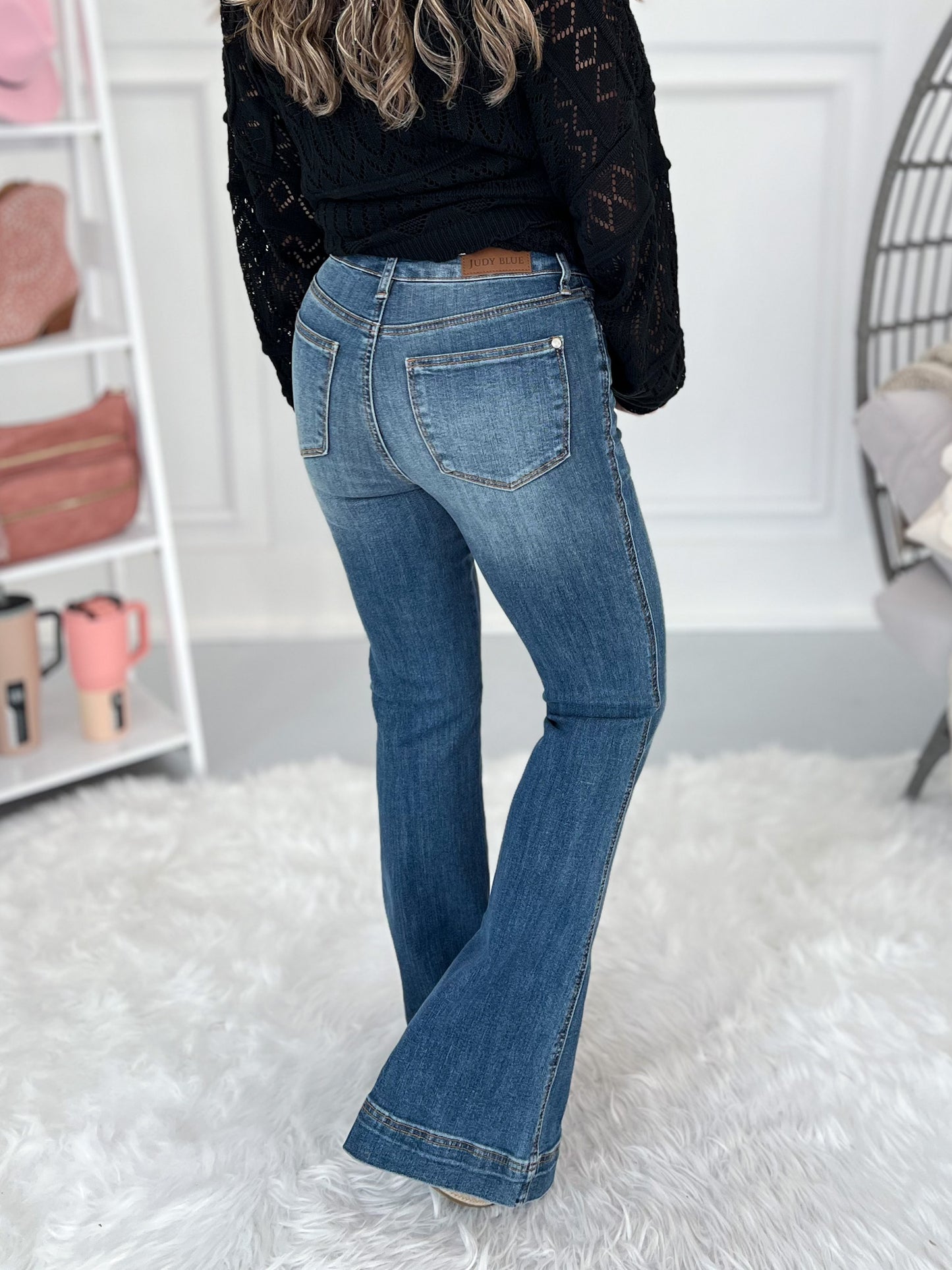 Disco Dream - Judy Blue Trouser Flare Jean