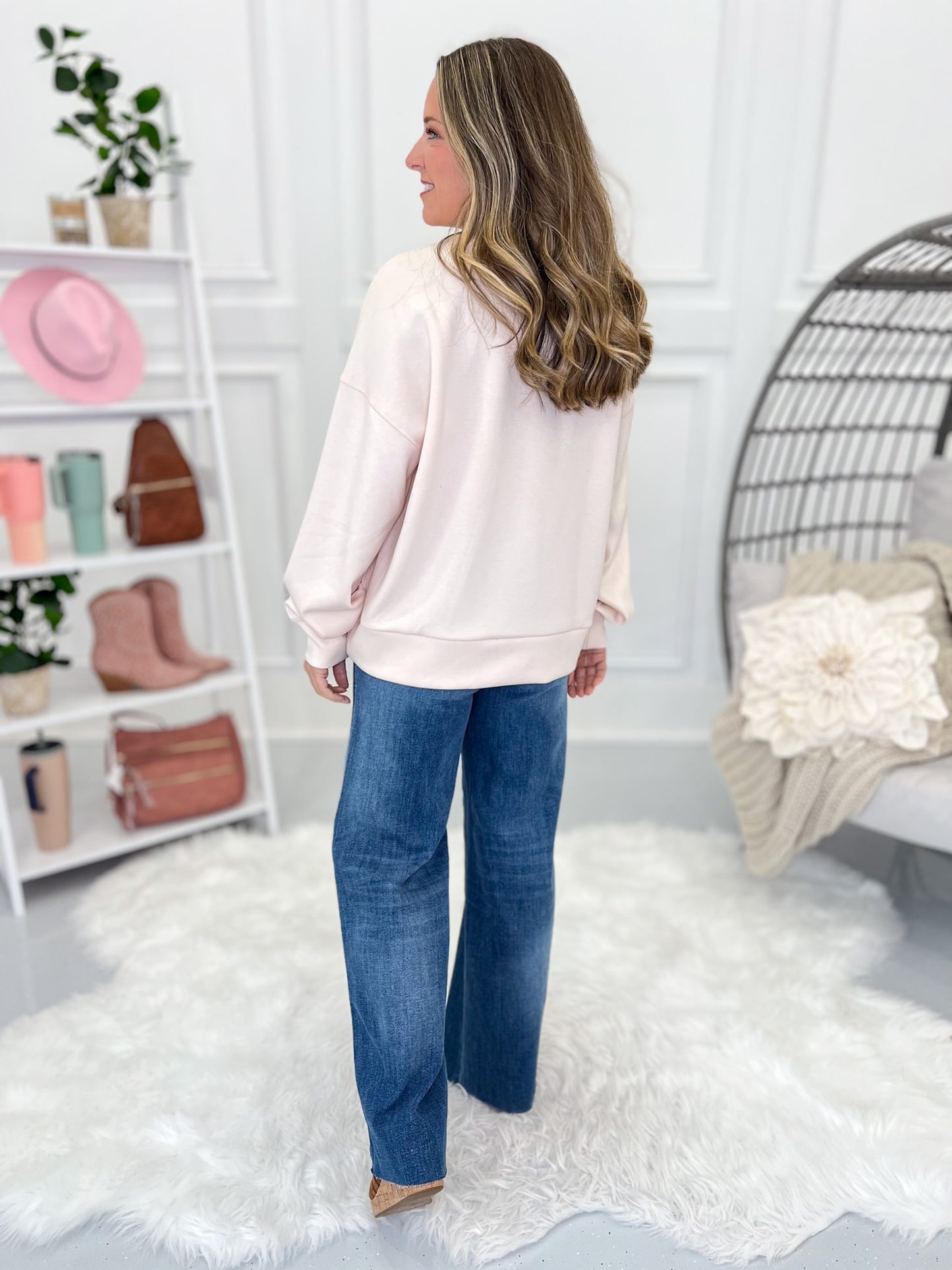 Sequin Mama Crewneck Sweatshirt - Final Sale