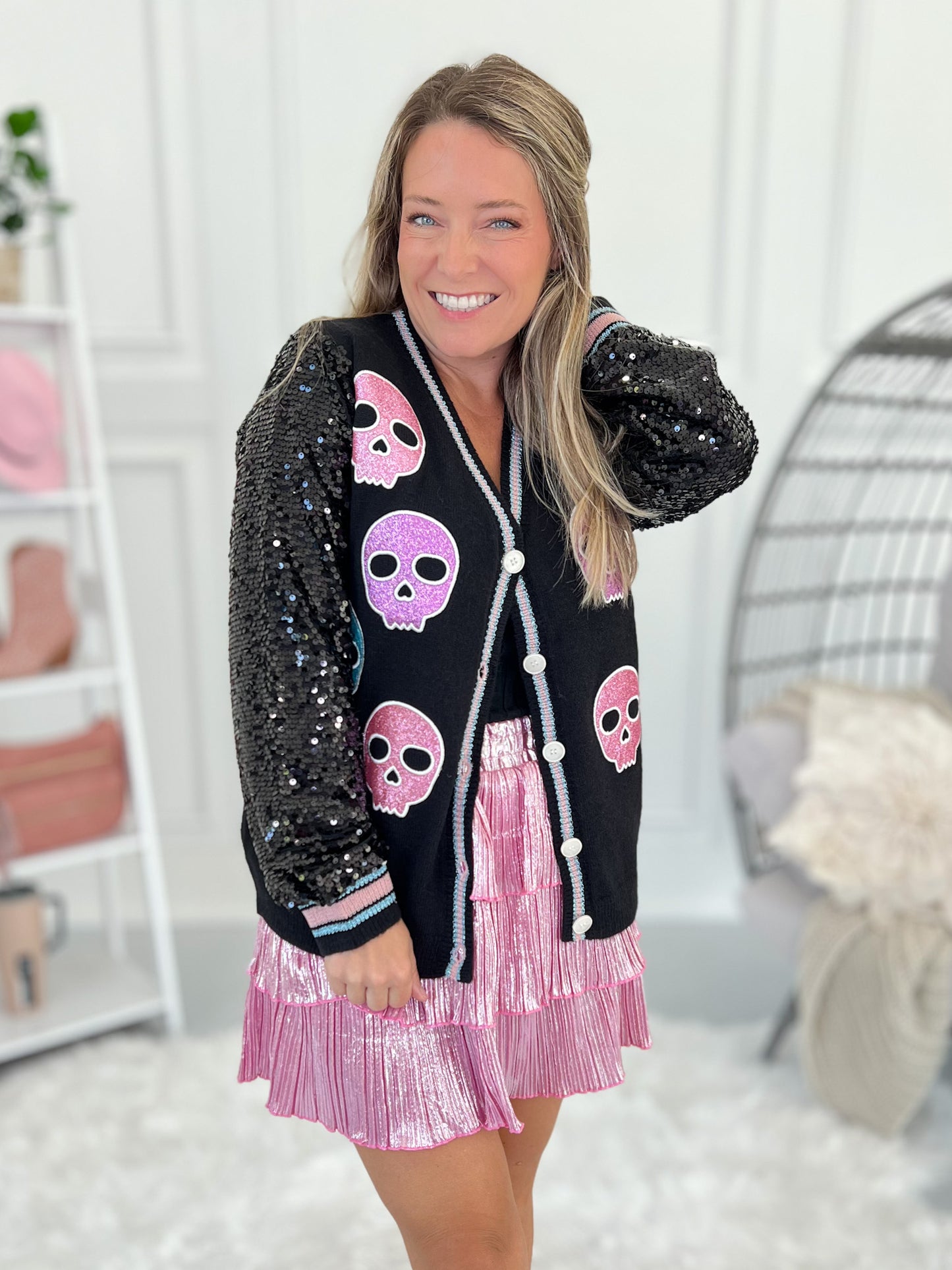Glitz Reaper Knit Cardigan