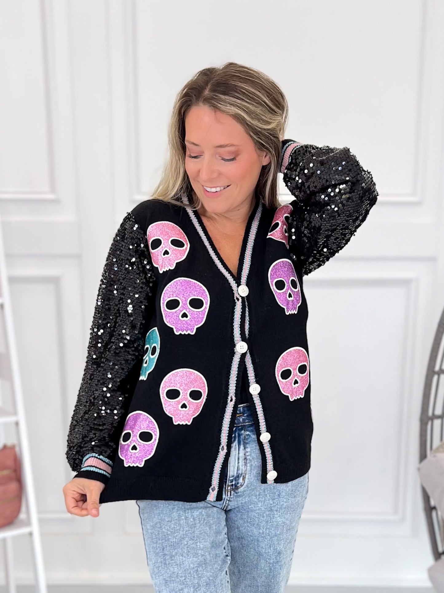 Glitz Reaper Knit Cardigan