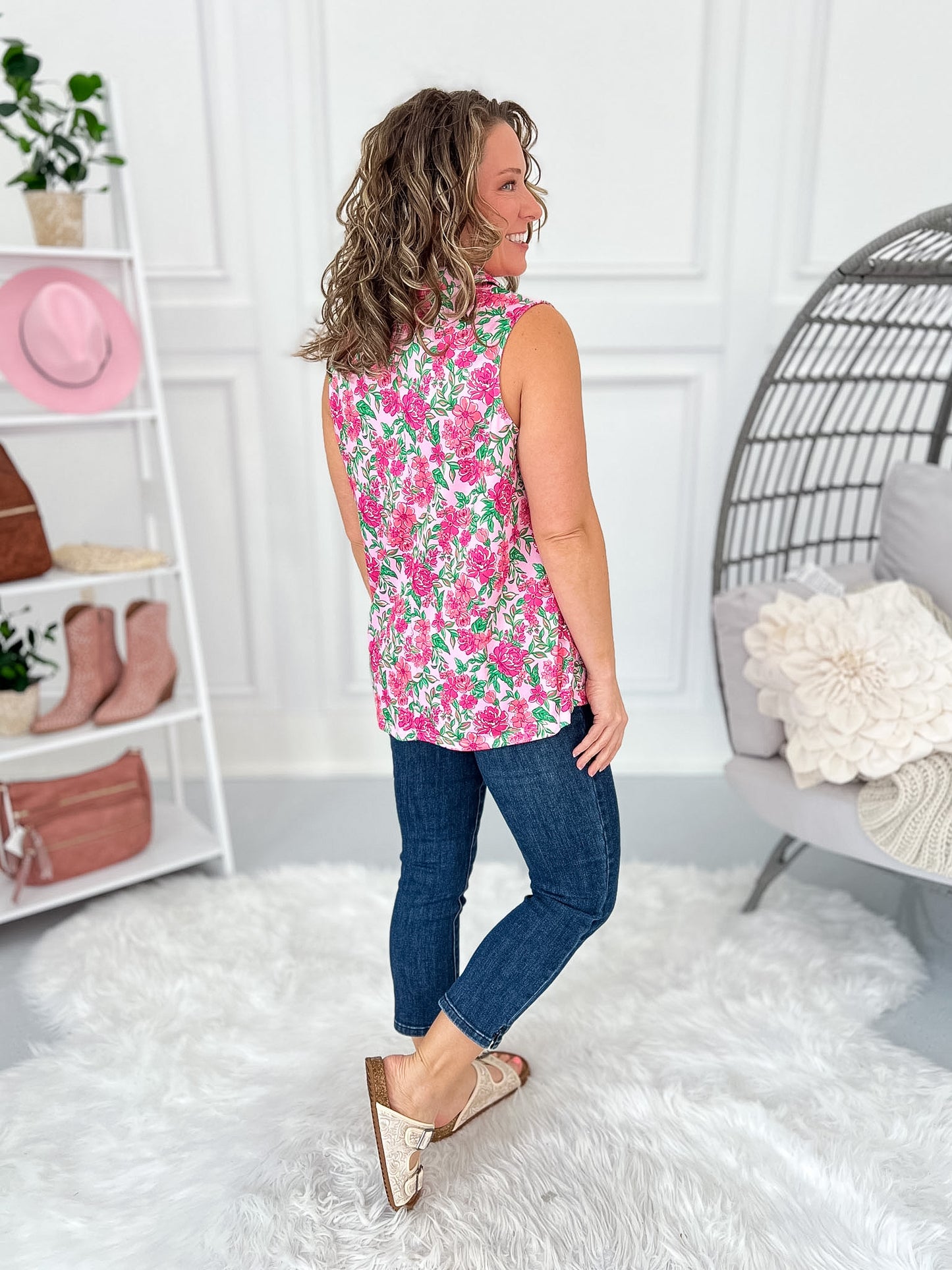 Under The Sunshine Quarter Zip Tank