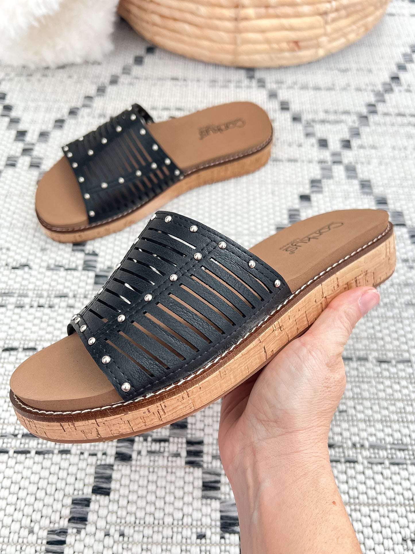 Corky's At Ease Sandal - Black