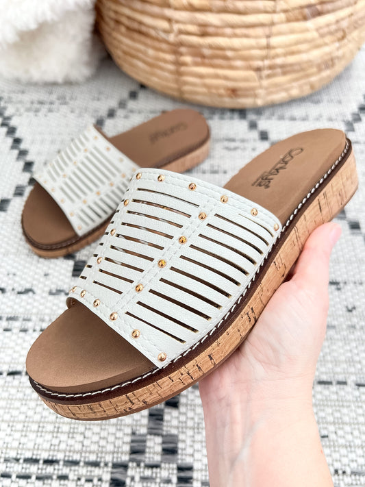 Corky's At Ease Sandal - White