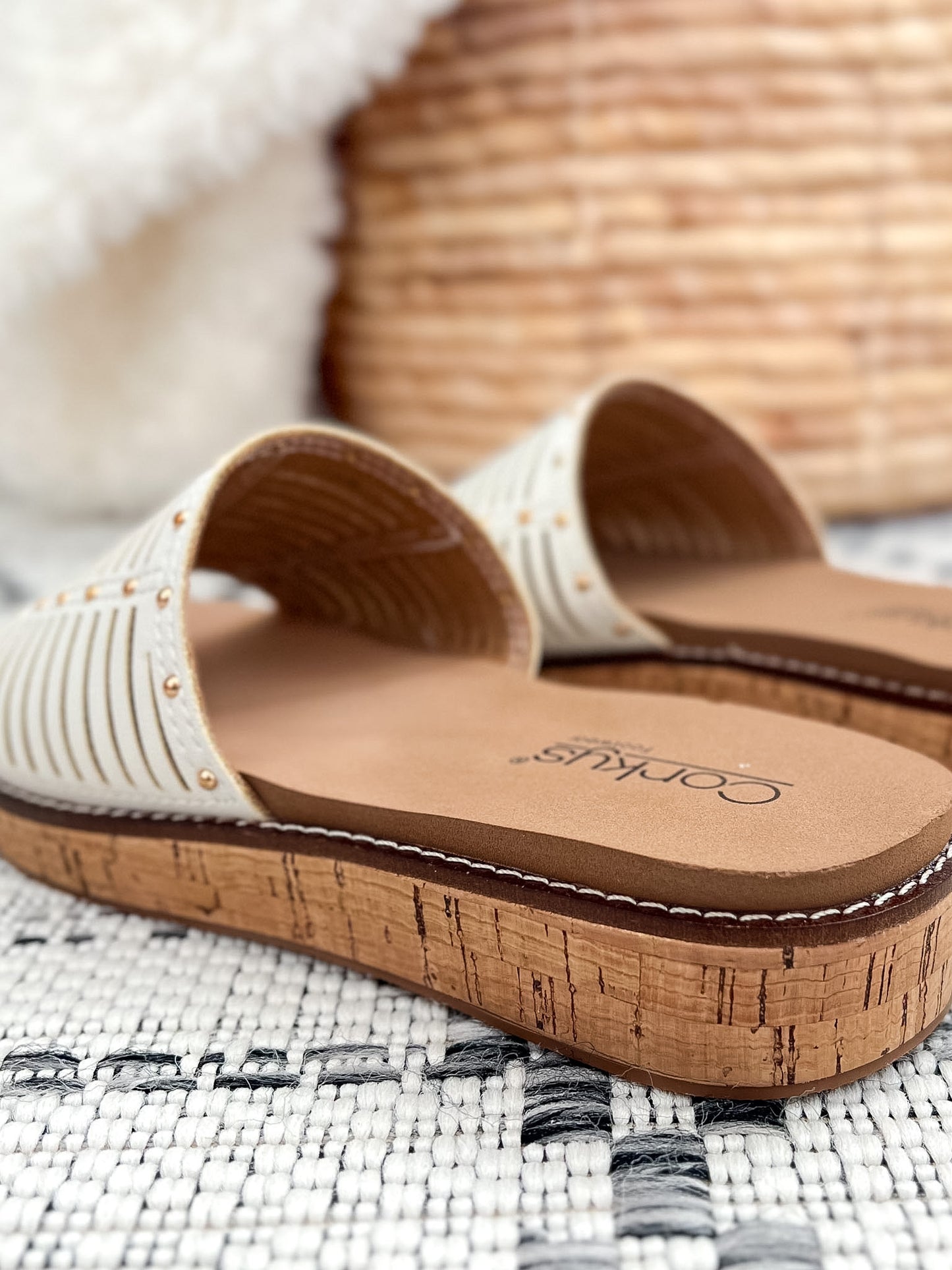 Corky's At Ease Sandal - White