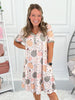 Crazy Soft Pajama Dress - Floral Pumpkin