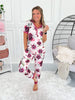 Crazy Soft Pajama Jogger Set - Rose Floral