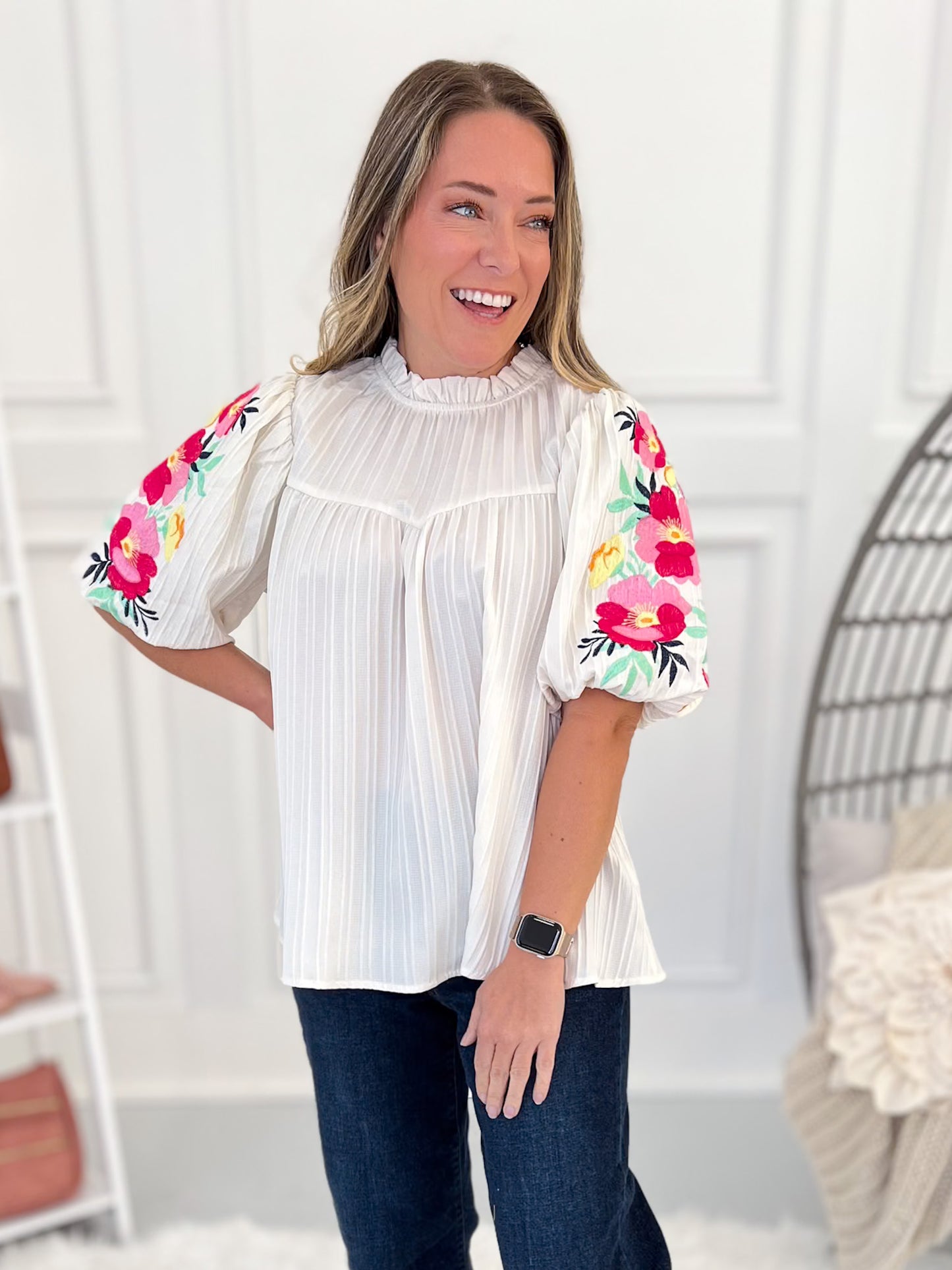 Just In Bloom Top - Final Sale