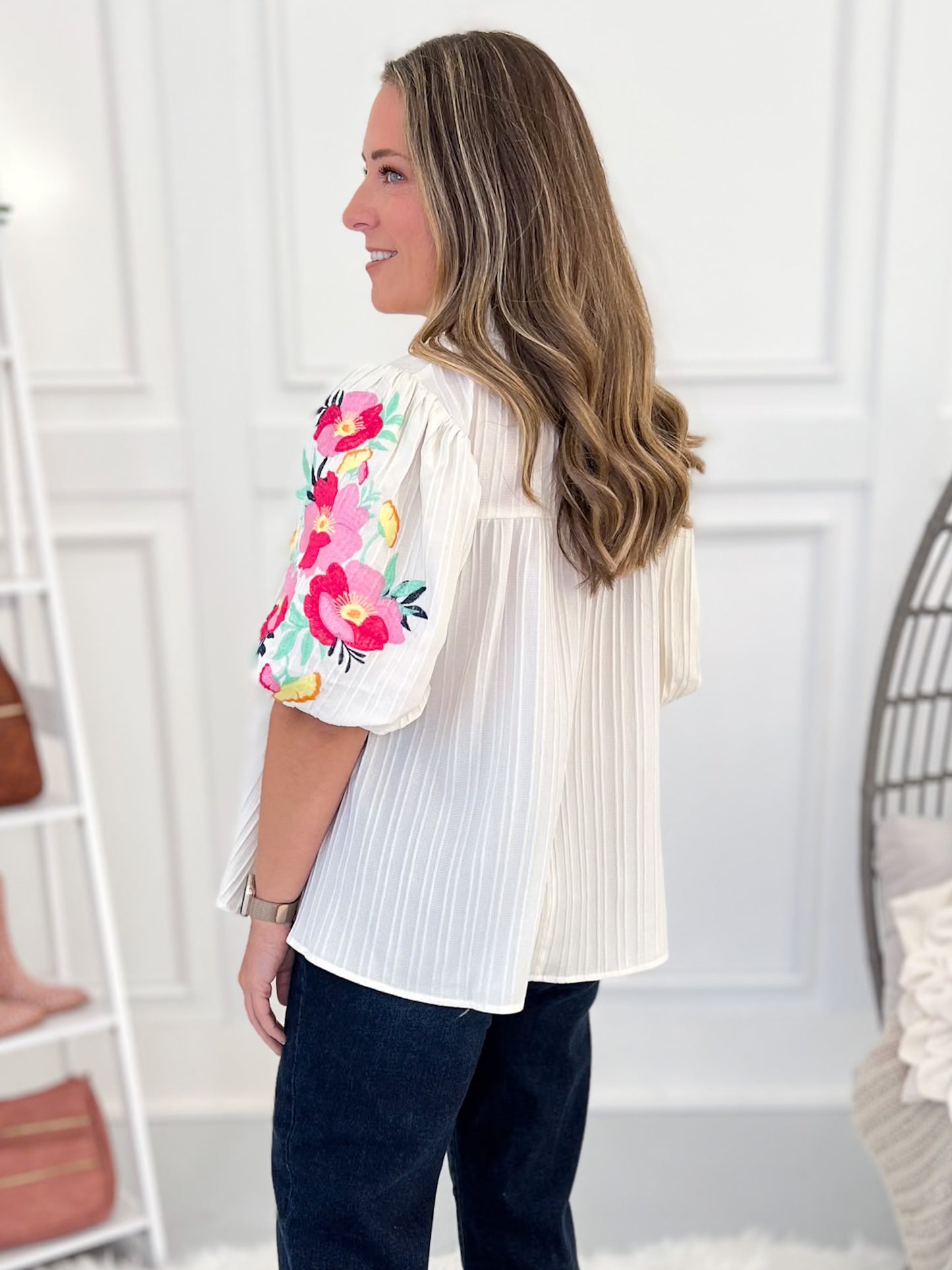 Just In Bloom Top - Final Sale