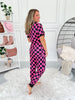 Crazy Soft Pajama Jogger Set - Pink Checker