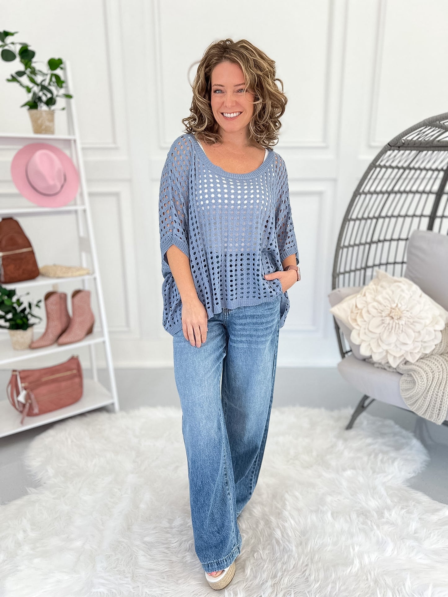 Seeking Sun Crochet Top