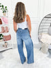 Free Flow - Judy Blue Featherweight Chambray Wilhelmina Elastic Waist Jean