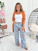 Blossomed Love Floral Jeans