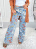 Blossomed Love Floral Jeans