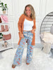 Blossomed Love Floral Jeans