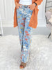 Blossomed Love Floral Jeans