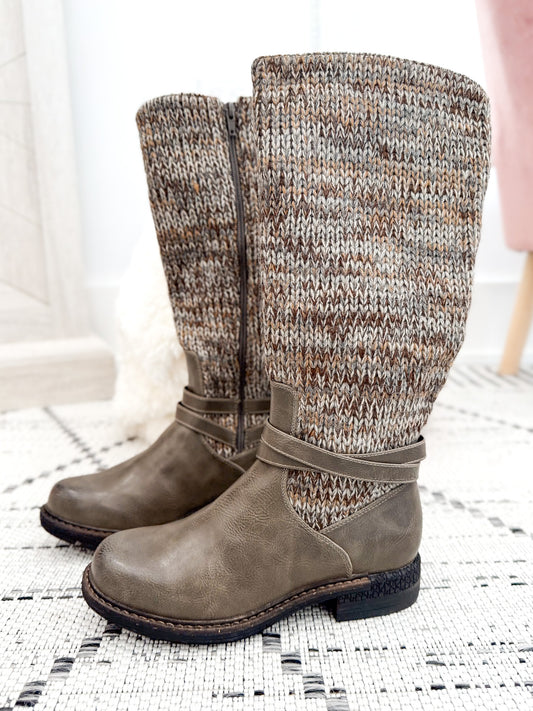 Muk Luks Logger Alberta Boot - Grey