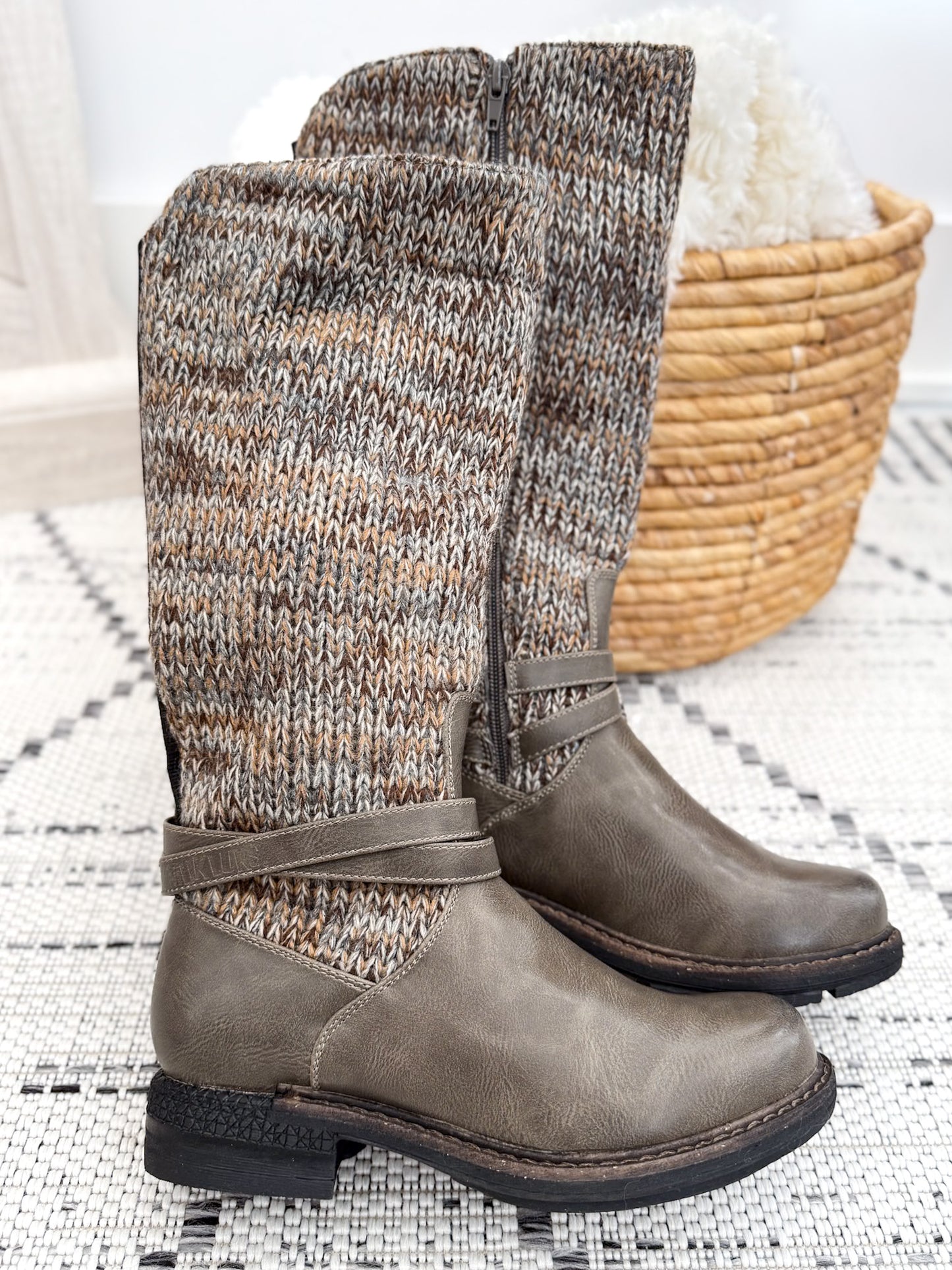 Muk Luks Logger Alberta Boot - Grey