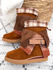 Muk Luks Slope Nikki Boot 3 in 1 - Saffron Plaid